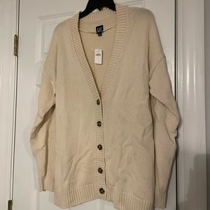 GAP Boyfriend Cardigan, Size: Medium